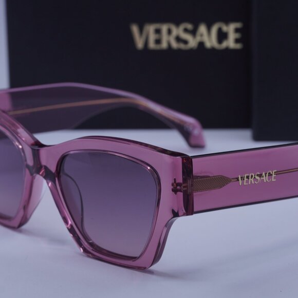 Versace VE4492U 551646 Square Sunglasses – Pink/Pink Gradient Grey main image 9